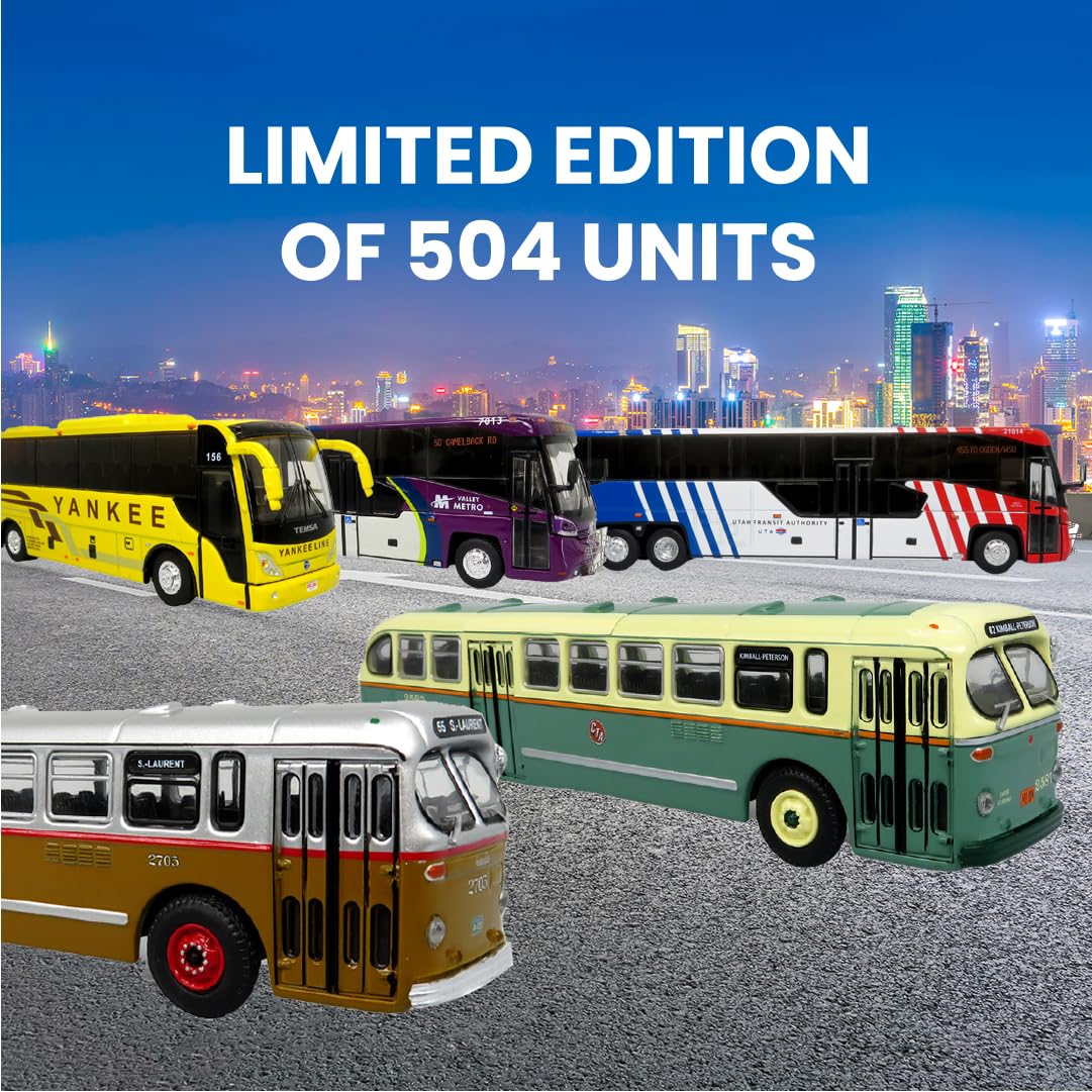 Amazon.com: MCI D45 CRT LE Coach Bus Valley Metro Destination: 50